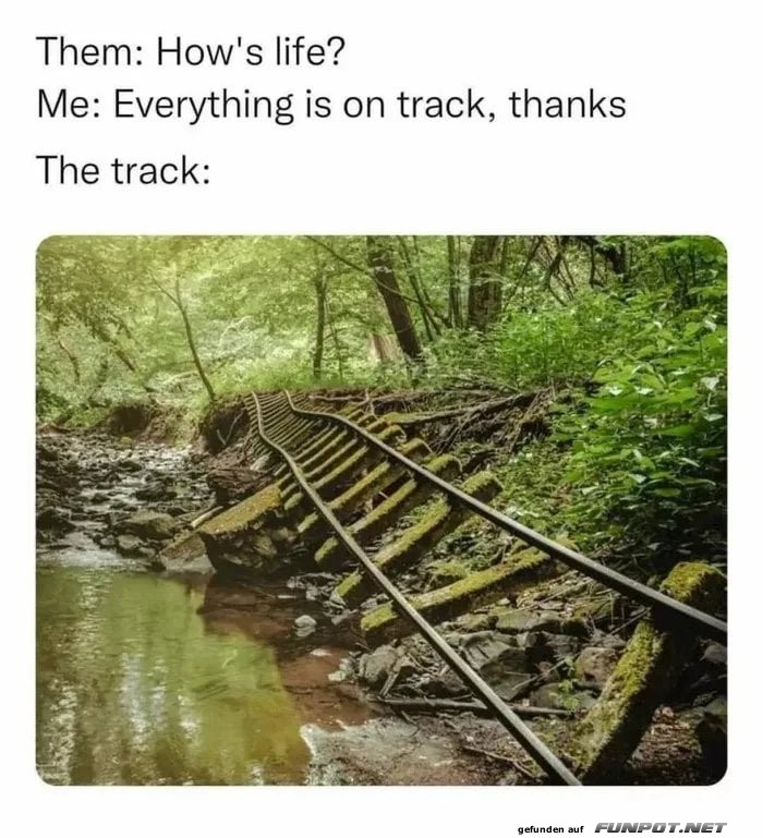 Das Gleis des Lebens
