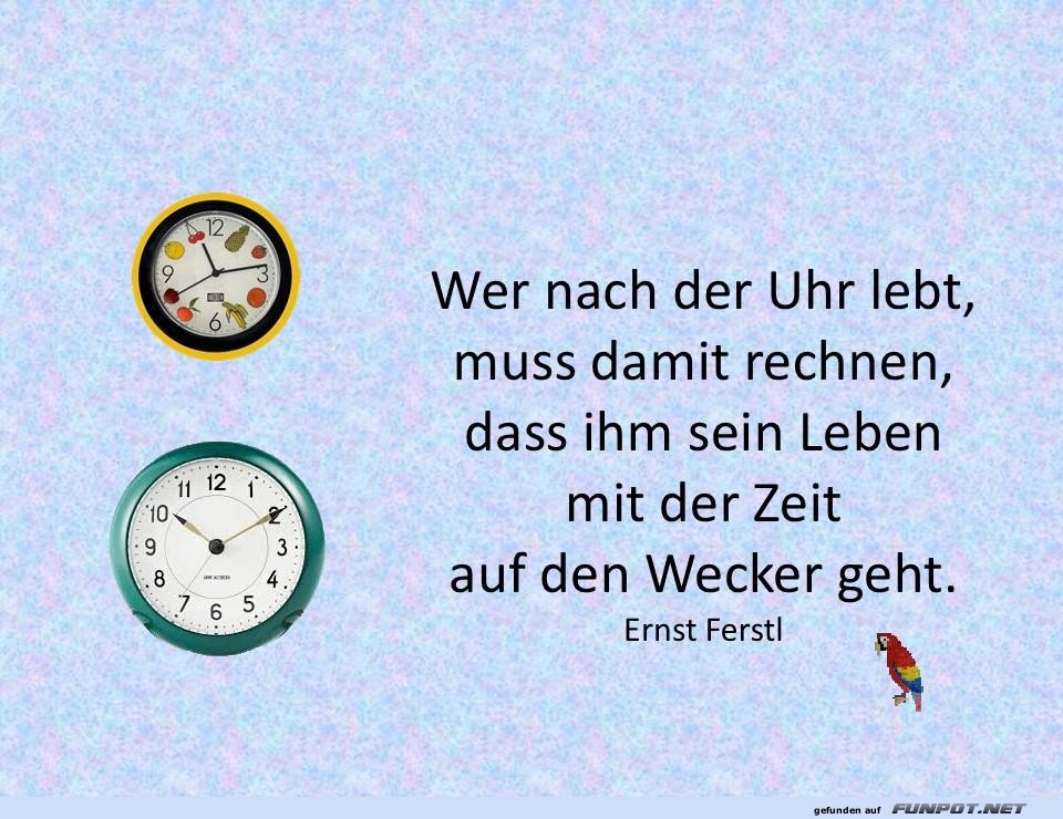 Auf den Wecker gehn