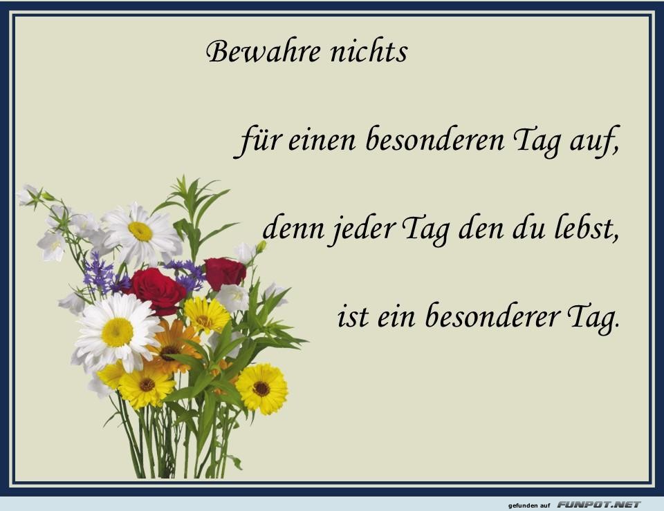 Bewahre nichts auf
