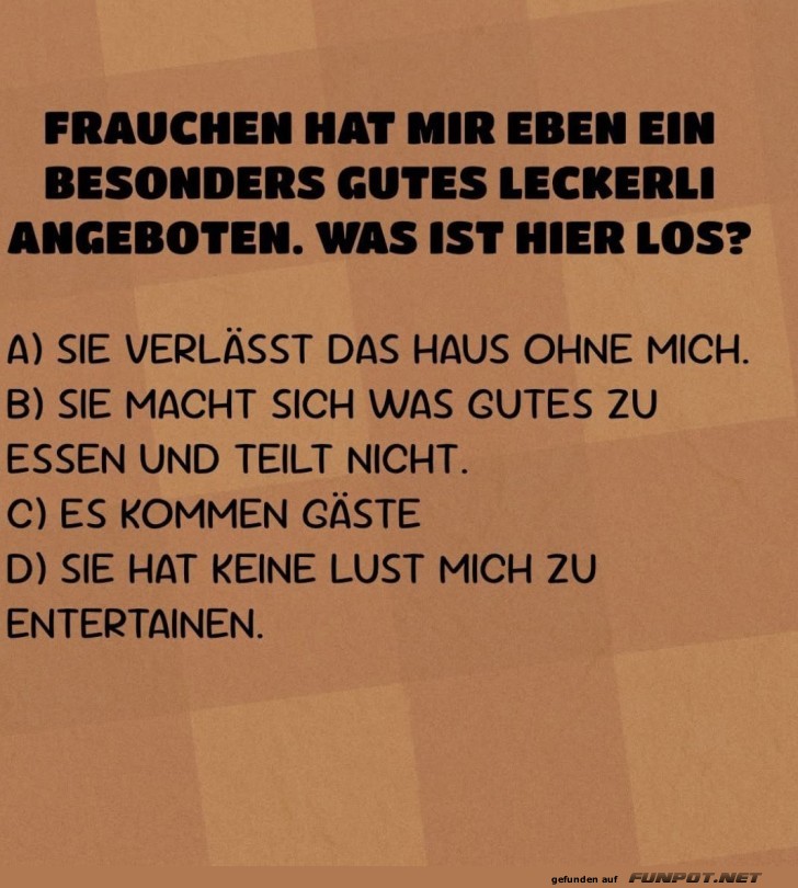 Ein mysteriöses Leckerli für den Hund