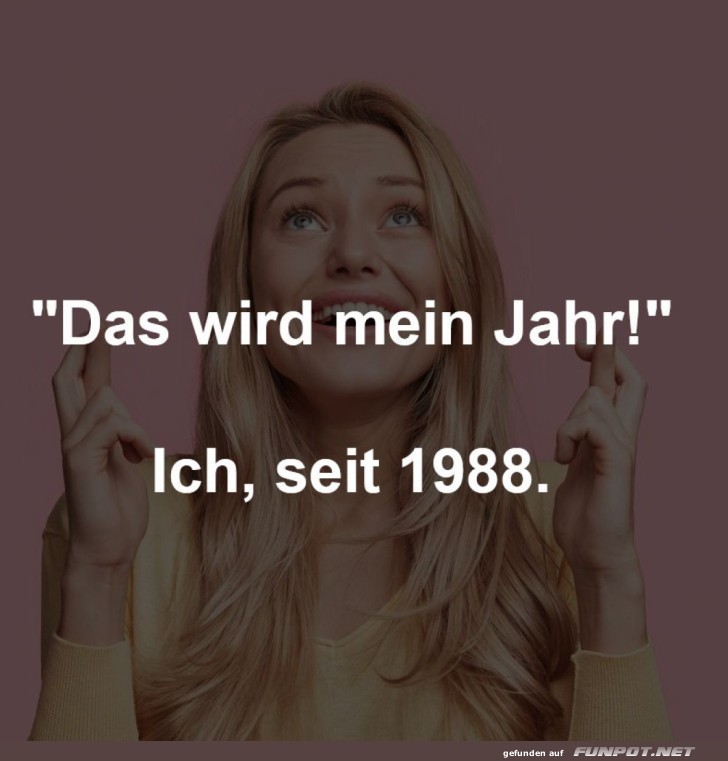 Optimismus hat kein Verfallsdatum!