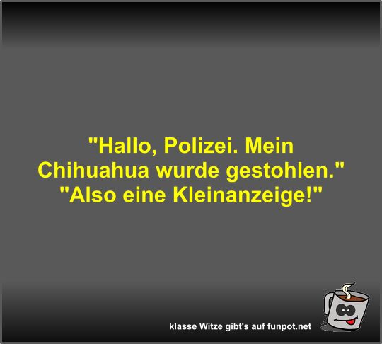 Hallo, Polizei