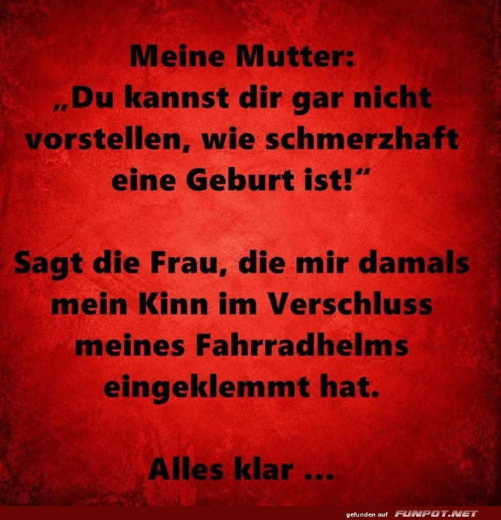 Fahrradhelm-Erinnerungen!
