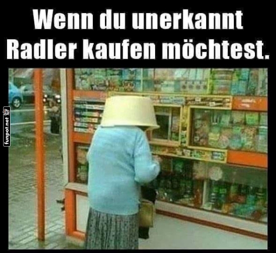 In Tarnung zum Getränkeshop! In Tarnung zum Getränkeshop!