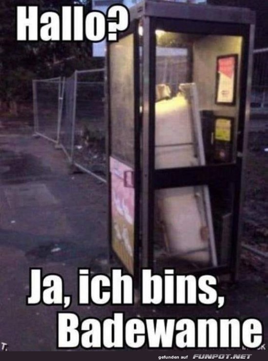 Telefonzelle der besonderen Art