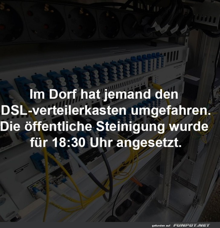 Dorfinternet im Ausnahmezustand!