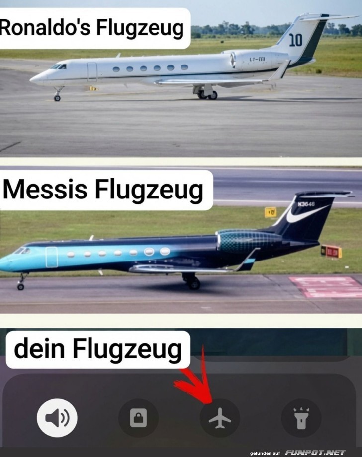 Wenn dein Flugzeug nur ein Symbol ist!