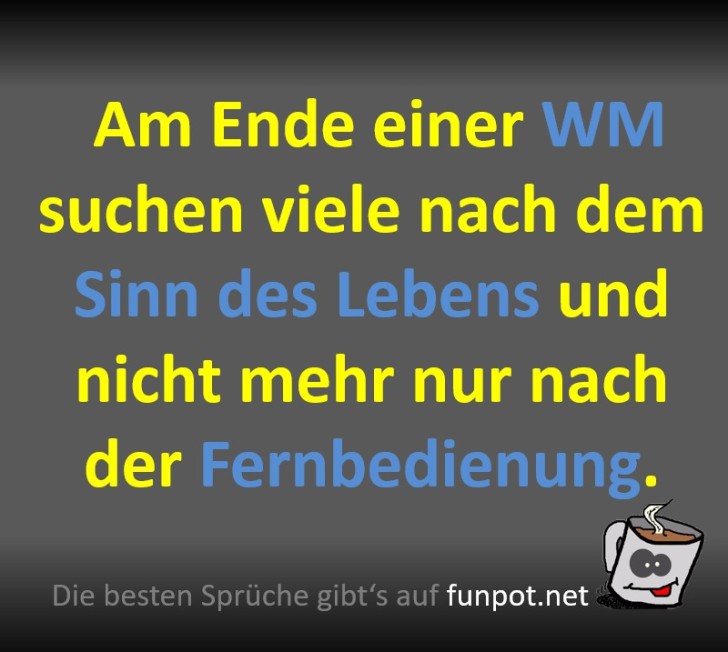 Fußball-WM und die Lebensfragen