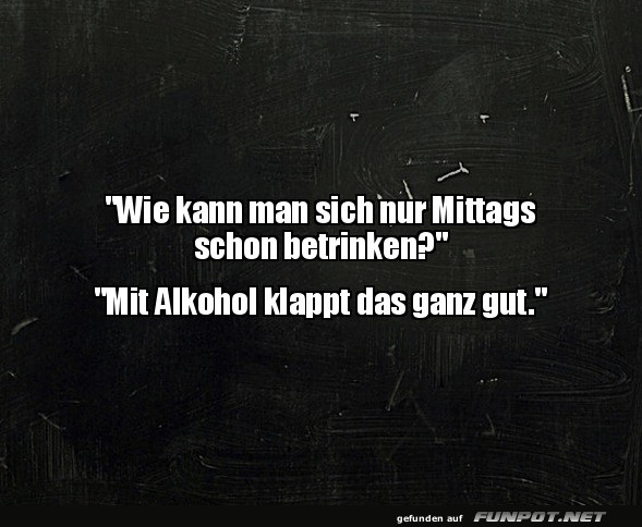 Mittagstrunk leicht gemacht