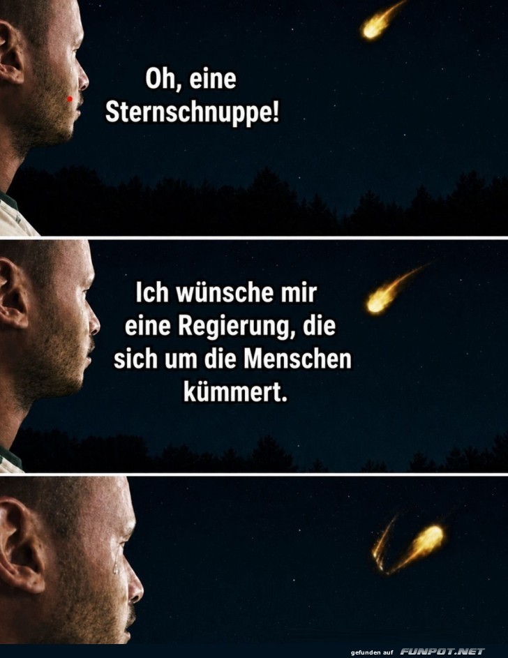 Wenn Wünsche zu Sternschnuppen werden!