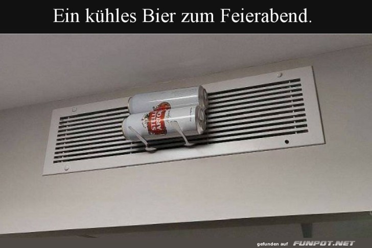DIY Klimaanlage: Ventilator trifft Bierk�hlung