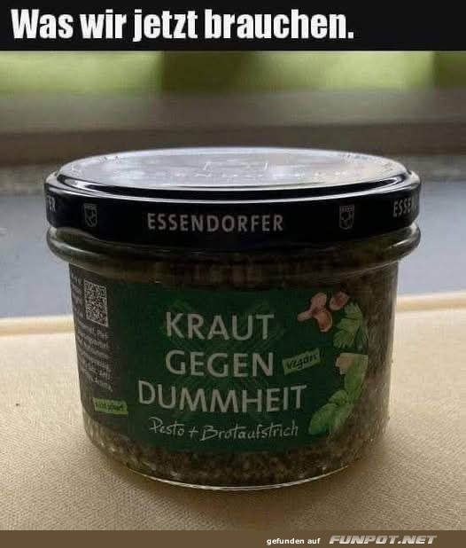 Kraut für klügere Zeiten!