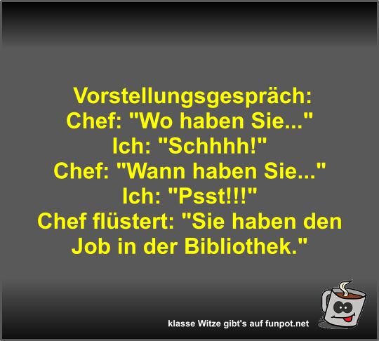 Vorstellungsgespr�ch