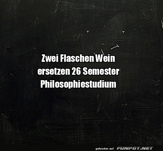 Wein als Philosophie-Lehrer
