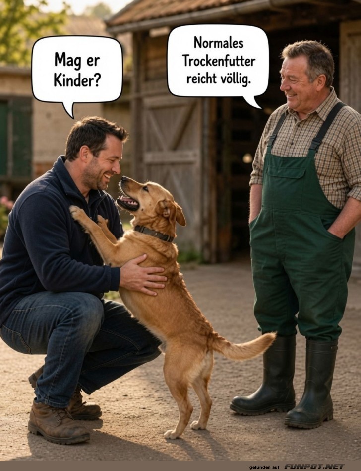 Wenn der Hund mehr �ber Ern�hrung wei�
