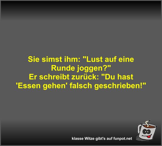Sie simst ihm