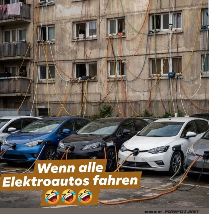 Elektrochaos an der Ladestation!