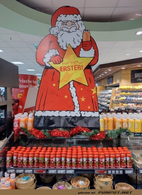 Der Nikolaus legt vor bei den S�ften!