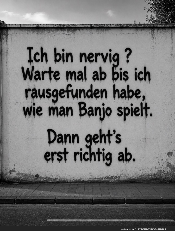 Banjo-Wand der nervigen Offenbarungen