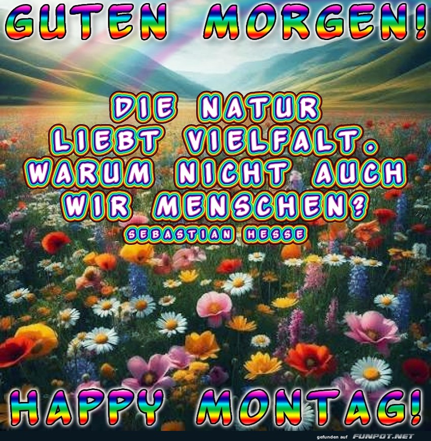 Bunter Start in den Montag!