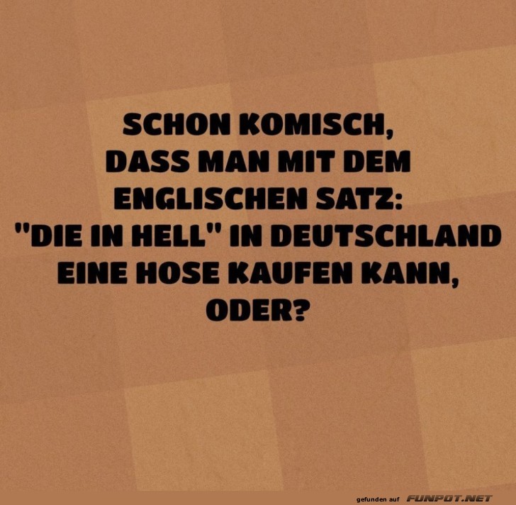 Die britische Hosenverwirrung