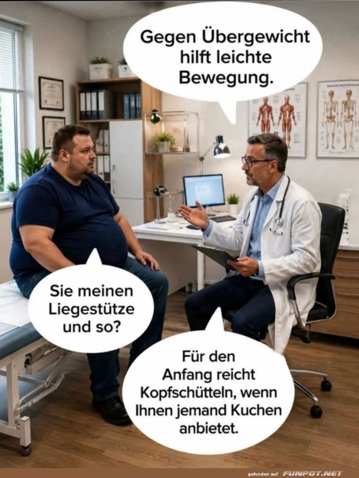 Leichte Bewegung � la Chef�rztin