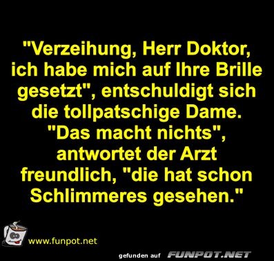 Verzeihung, Herr Doktor...