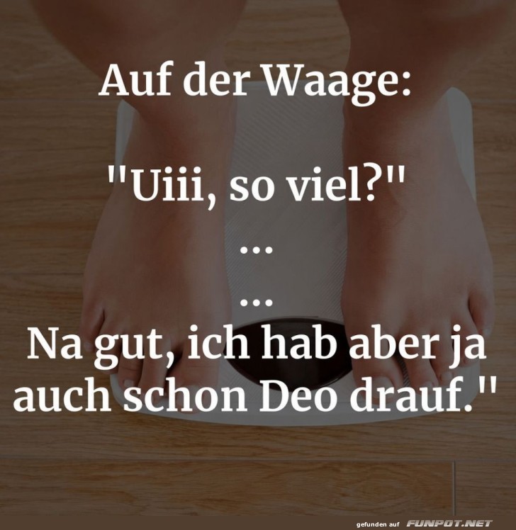 Der ultimative Waagen-Dialog