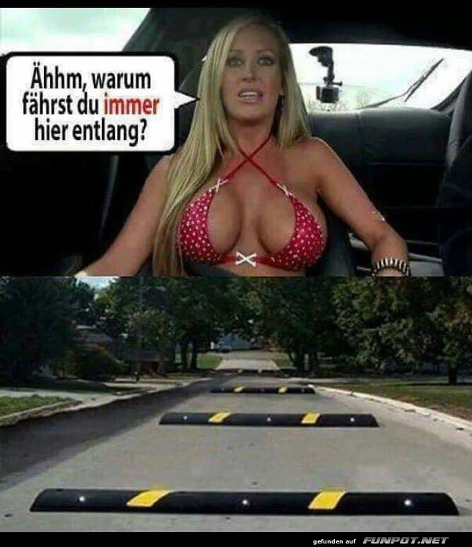 Warum will er da nur fahren