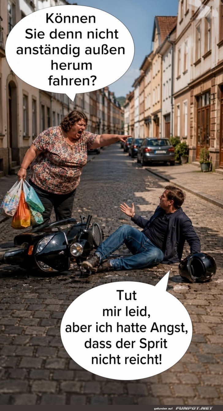 Spritangst auf Abwegen!