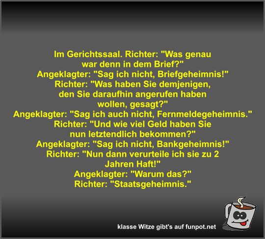 Im Gerichtssaal