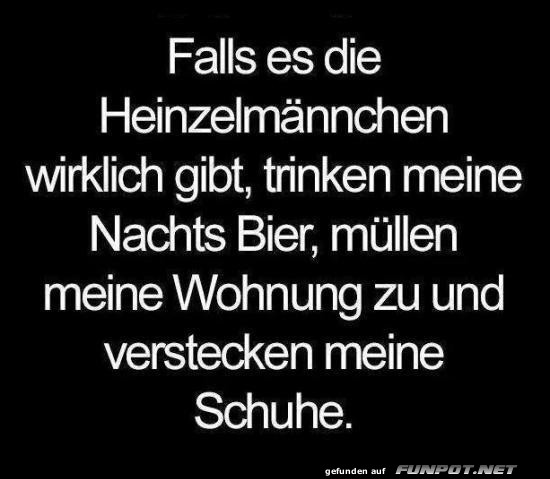 Heinzelm�nnchen im Party-Modus erwischt!