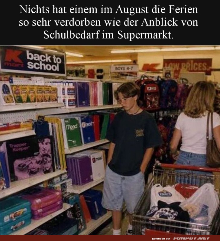 Ferien-Albtraum im Supermarkt