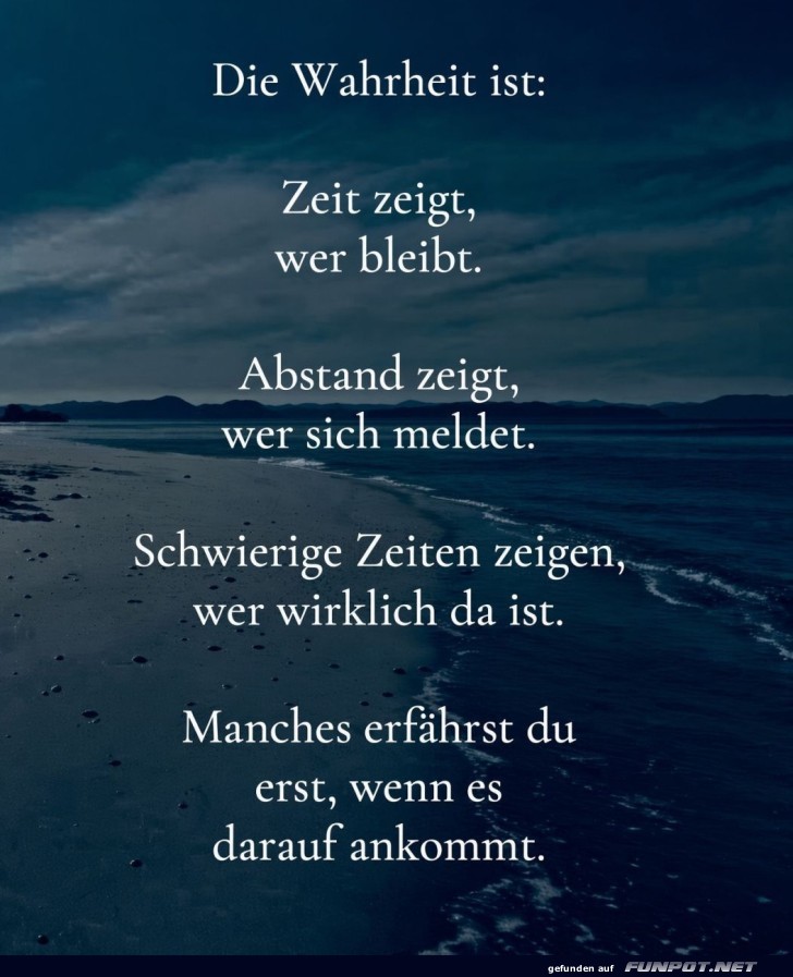Wenn die Zeit mal wieder die Wahrheit aufdeckt