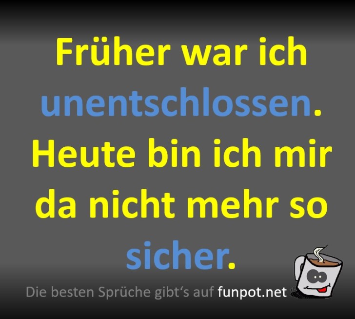Entschlossenheit unentschlossen