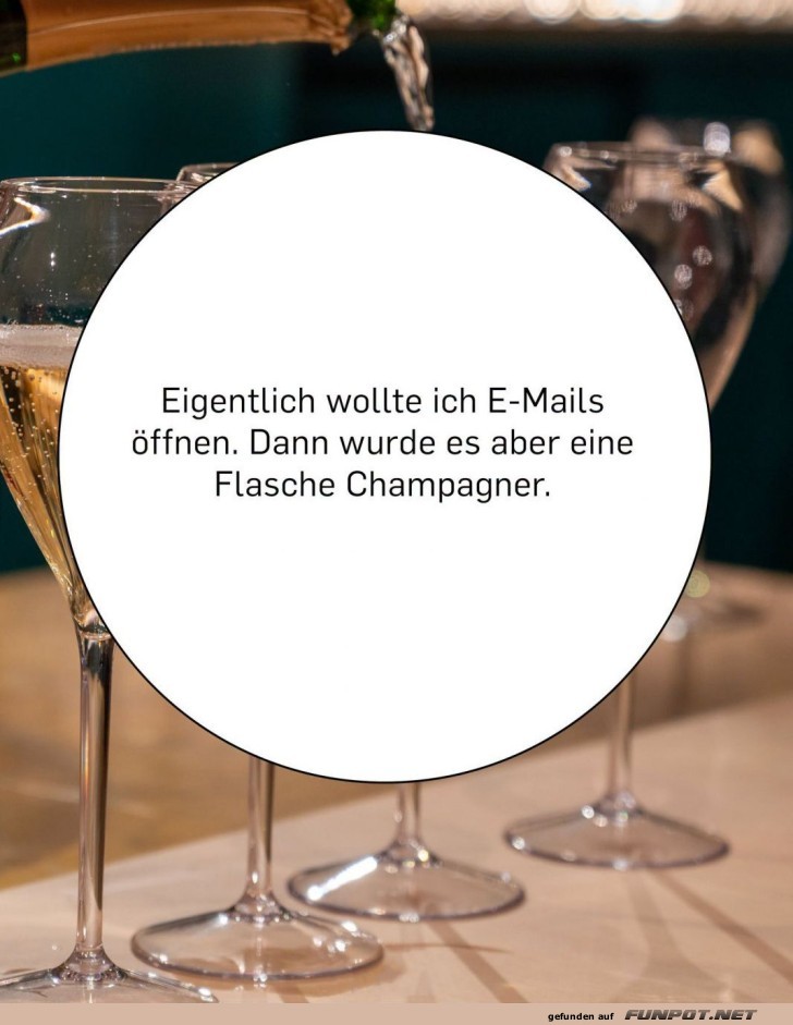 Wenn der Posteingang schäumt statt plingt!