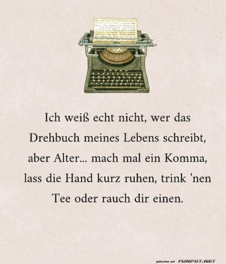 Das chaotische Drehbuch des Lebens