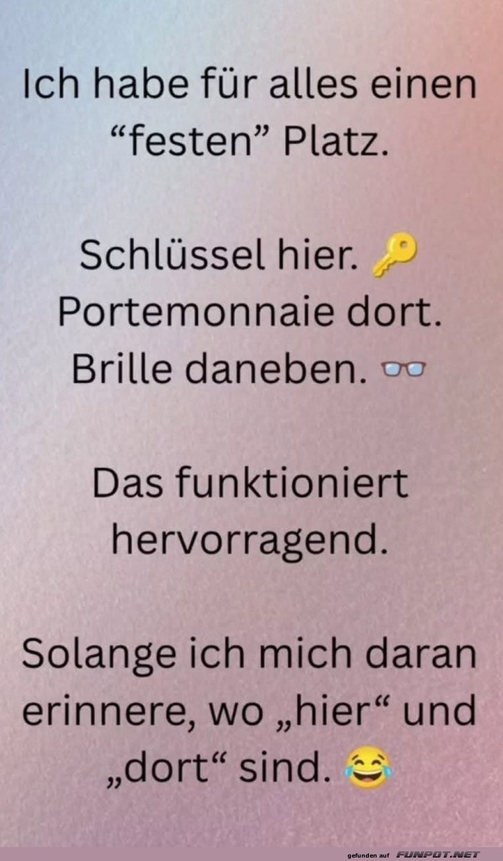 Chaos im Kopf, Ordnung im Herzen! ?