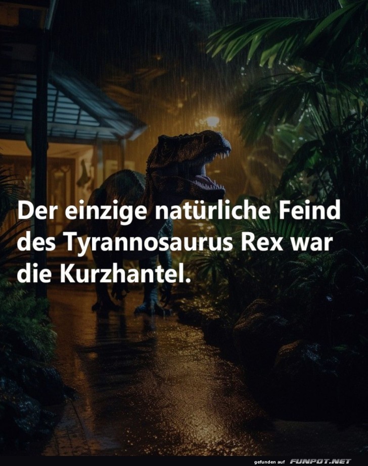 Wenn T-Rex ins Fitnessstudio geht