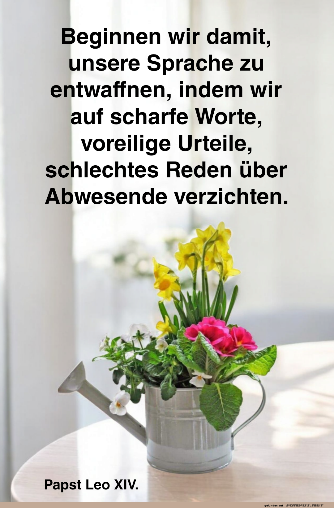 beginnen wir damit
