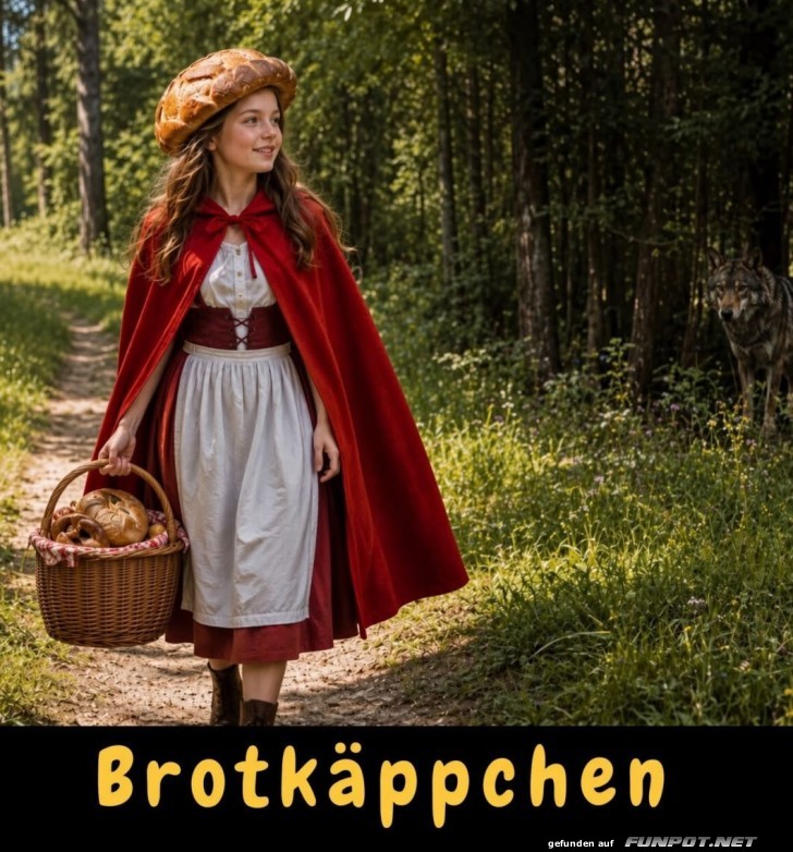 Brotk�ppchen auf Brotabenteuer