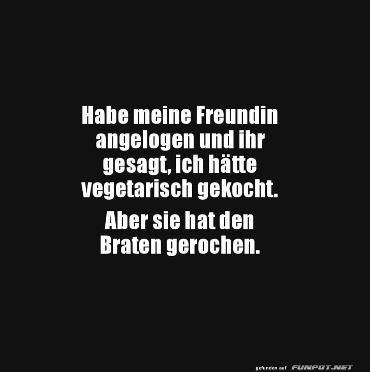 Vegetarischer Bluff geht daneben!