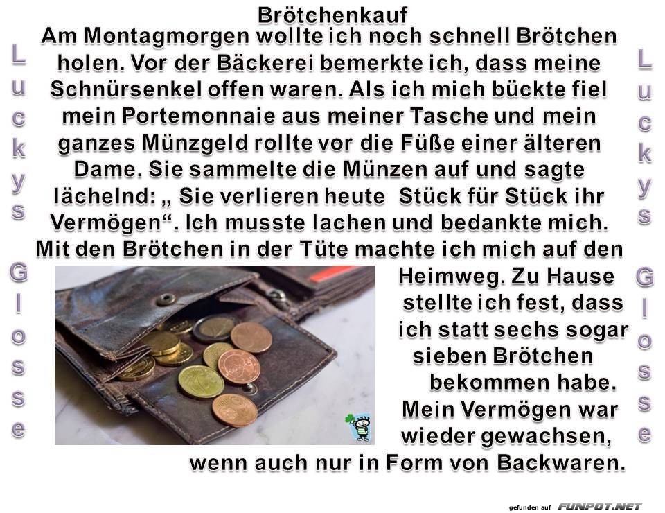 Brötchenkauf
