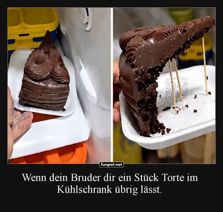 Br�derlicher Tortenkampf
