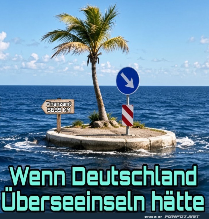 Palmen, Schilder und ein bisschen Meer
