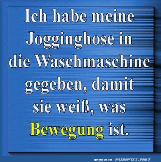 Waschmaschine als Fitness-Coach