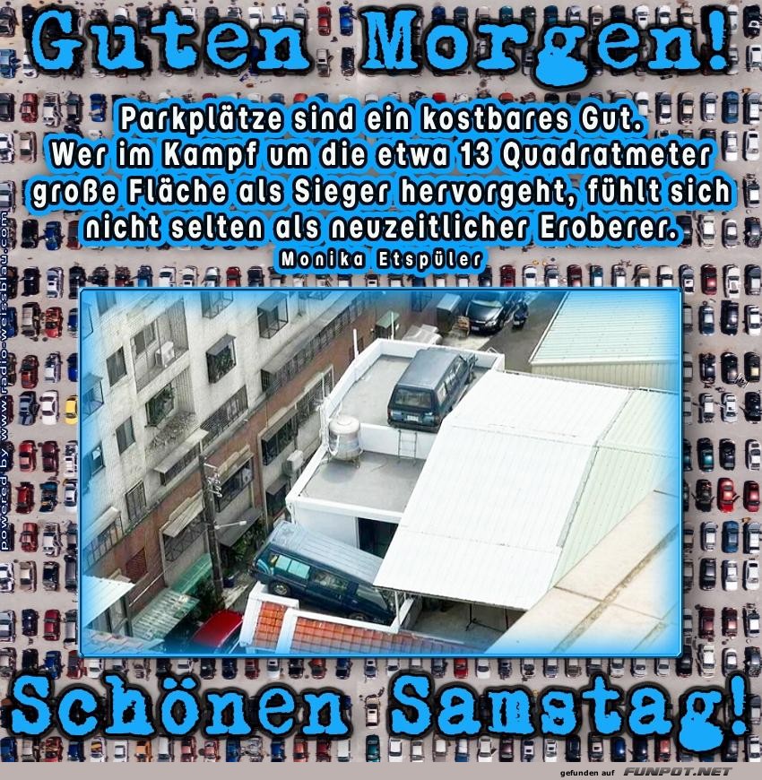 Samstagmorgen-Parkplatzabenteuer!