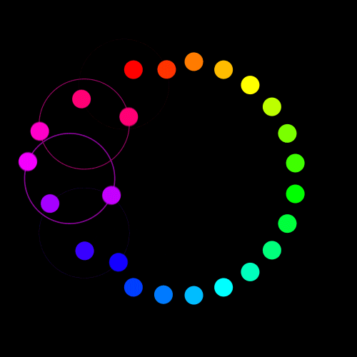 Bunte Illusion