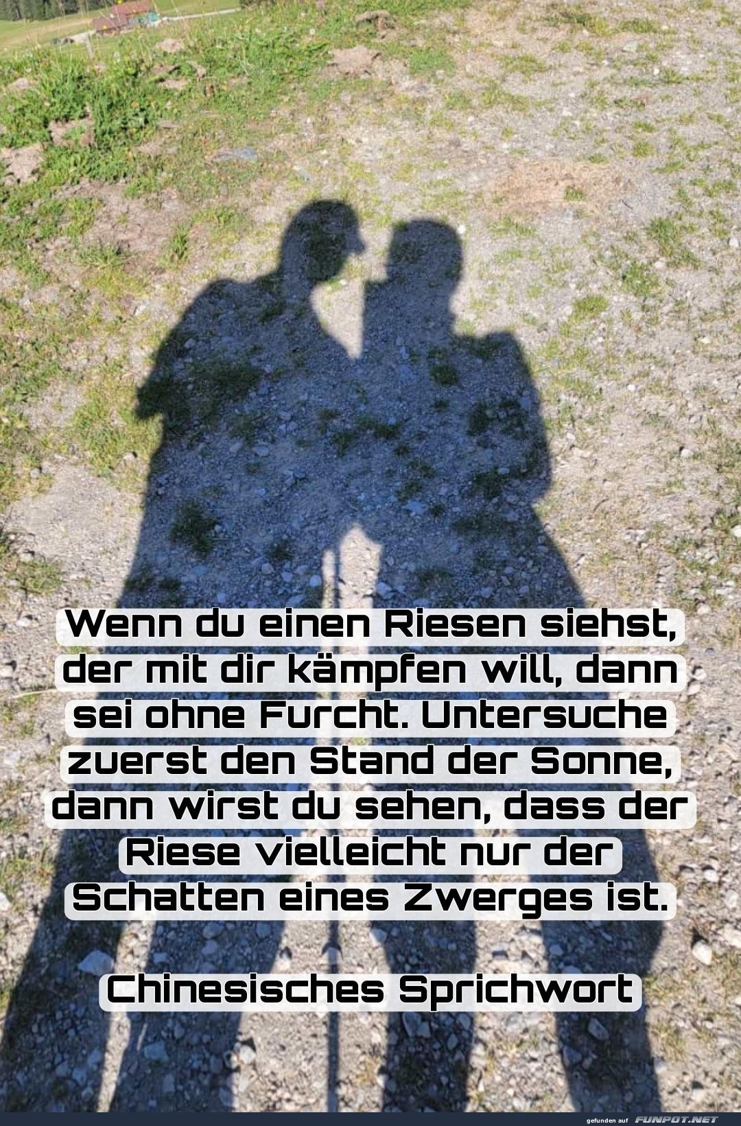 wenn du einen riesen