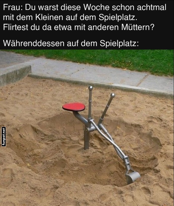 Baggersucht auf dem Spielplatz!